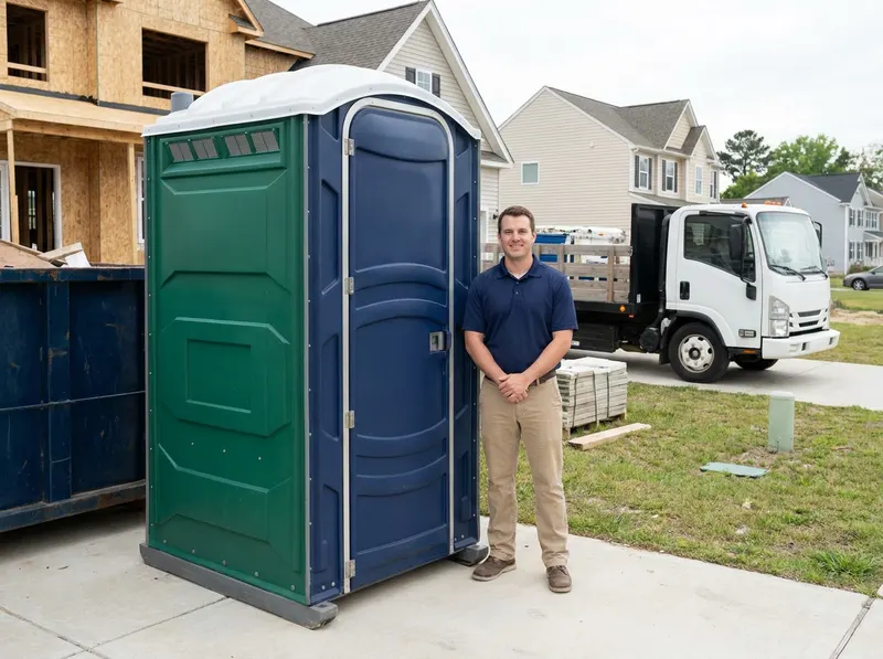 Construction Site Portable Toilet Rental in Virginia Beach, VA